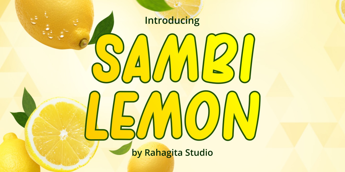 Example font Sambi Lemon #1